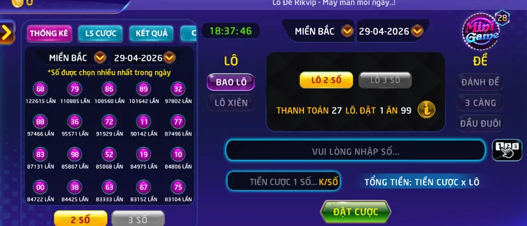 Trải Nghiệm Đỉnh Cao Lô Đề 1 Ăn 900 Tại RikVip Với Cơ Hội Nhận Thưởng