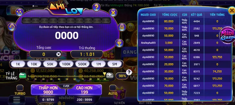 Trải Nghiệm Đỉnh Cao Minigame Hilo Tại RikVip Với Cơ Hội Thắng Cược Lớn