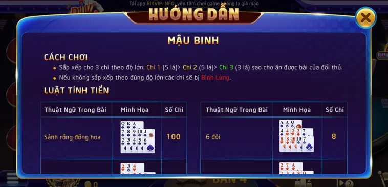 Chinh Phục Giấc Mơ Tỷ Phú Với Dịch Vụ Mậu Binh RikVip Trực Tuyến Hấp Dẫn