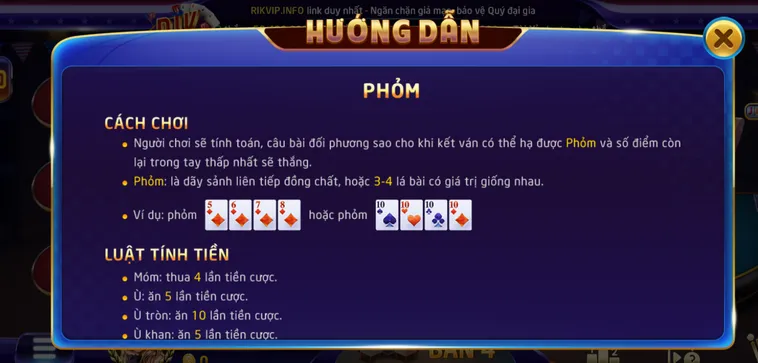 Chinh Phục Đỉnh Cao Game Bài Phỏm Tại RikVip Với Sân Chơi Đẳng Cấp Nhất