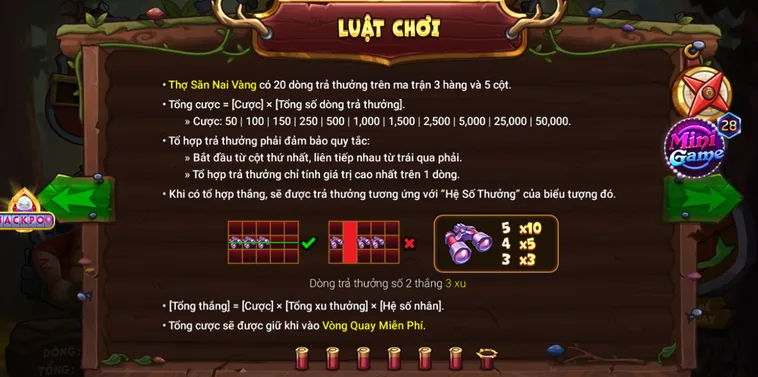Nổ Hũ Thợ Săn Nai Vàng Tại RikVip Hành Trình Chinh Phục Kho Báu Thiên Nhiên