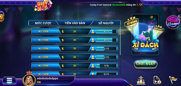 Chinh Phục Đỉnh Cao Game Xì Dách Tại RikVip Với Chiến Thuật Cực Chất